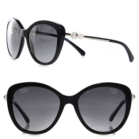 chanel winter butterfly|CHANEL Acetate Polarized Butterfly Winter Pearl Sunglasses .